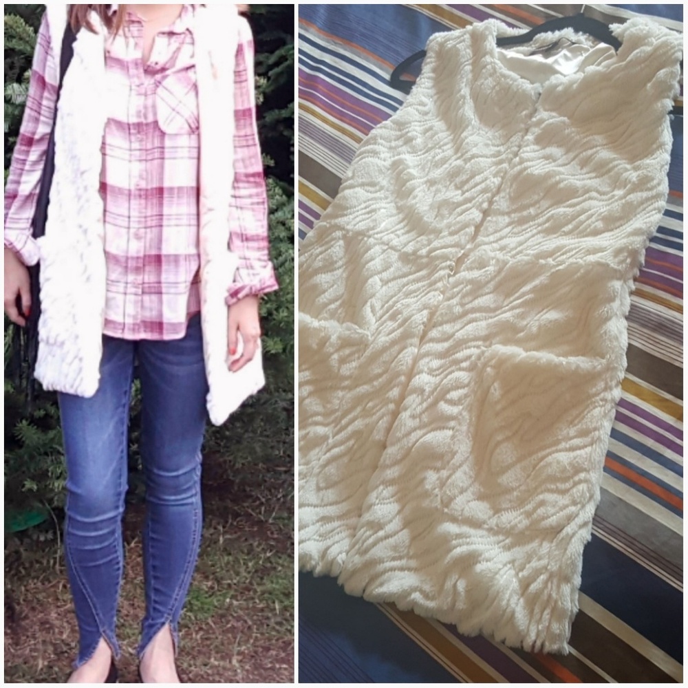 ❤Faux fur vest by Sienna Rose